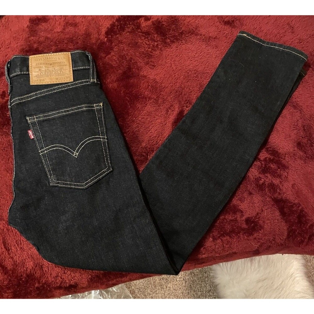 Mens 510 Levi's Dark Wash Jeans; 27 x 30,  Brand New w/o Tag